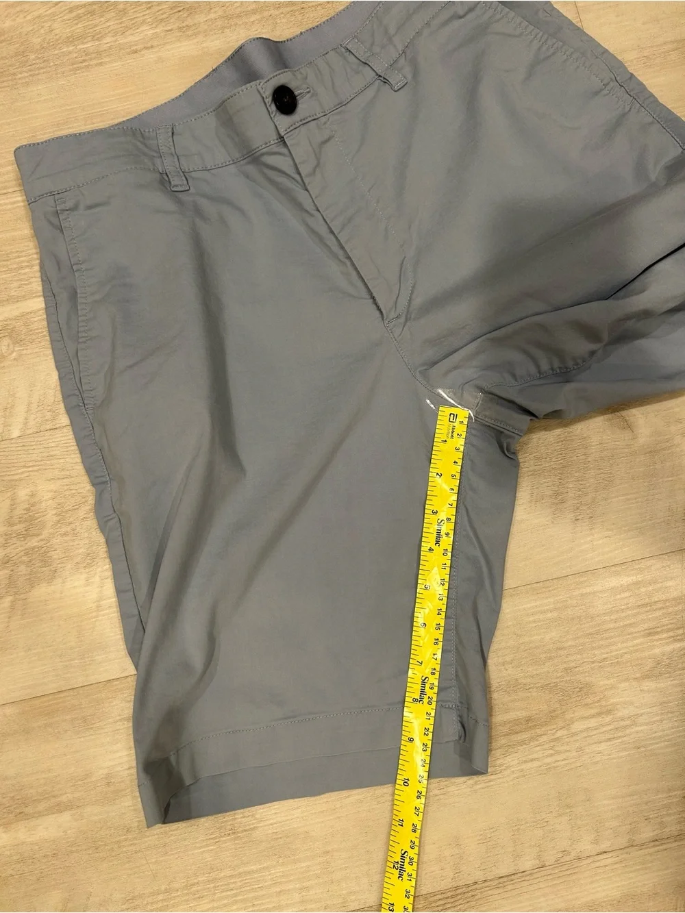 Faherty Light Blue Men's Flat Front Shorts